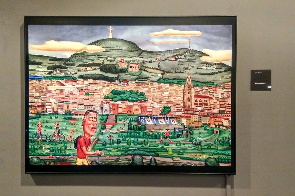 “Uviéu embruxa”, visión de la ciudad por Carlos Álvarez Cabrero
